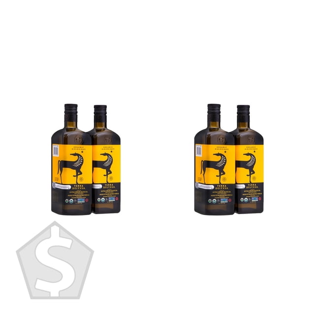 Terra Delyssa Huile d'Olive Extra Vierge Biologique - Lot de 2