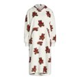 thumbnail image 4 of Joyspun Women's Oversized Hooded Plush Lounger, Size XS-3X, 4 of 5
