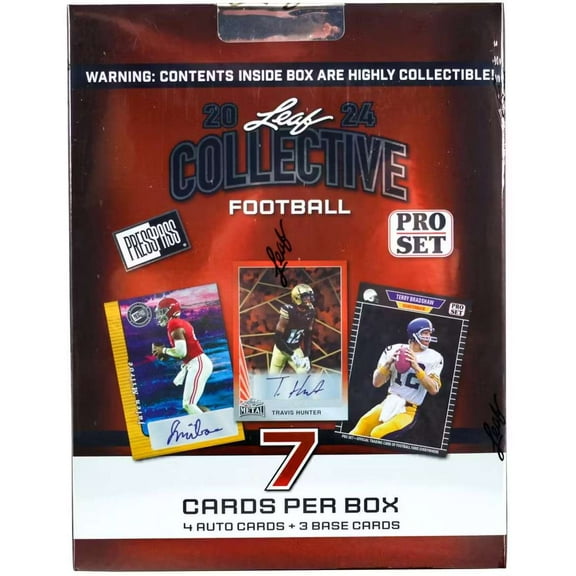 2024 Leaf Collective Football Hobby Box