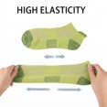 thumbnail image 6 of Loritta Womens Ankle Socks, Athletic Running Socks Cushioned Colored Socks 6 Pairs, Size 9-11, 6 of 7