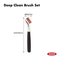 thumbnail image 5 of OXO GG DEEP CLEAN BRUSH SET - ORANGE, 5 of 11