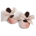 thumbnail image 5 of Meckior Baby Girls Dress Shoes Infant Mary Jane Bowknot Soft Sole Shoes for Newborn First Walker, 5 of 6