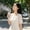 107#White, variant on Ice Compress Foldable Handheld Fan USB Rechargeable 5 Speed Cooling Fan, Strong Airflow Bladeless Quiet Mini Fan Adjustable Angle Fast Cooling Technology for Travel Camping Office Outdoor Summer