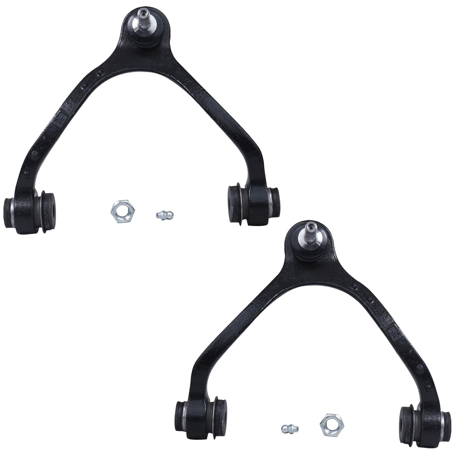 Detroit Axle - Front End 12pc Suspension Kit for Ford Crown Victoria Grand Marquis Town Car 2003-2011, 2 Upper Control Arms 2 Lower Ball Joints Inner Outer 4 Tie Rods 2 Boots 2 Sway Bars Replacement