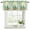 Yellow, variant on St. Patrick's Day Curtain Valances for Windows, Kitchen Valance Window Treatments Panel 2 Pack, Gnomes Shamrock Clovers Blue Stripes Rod Pocket Short Curtains for Bathroom Bedroom 54 x 18 Inch