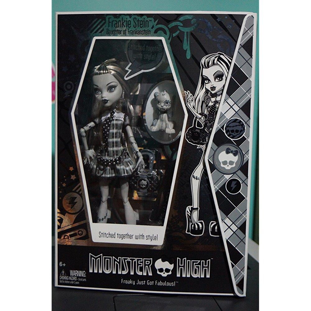 monster high black and white frankie