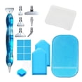 thumbnail image 2 of Herramientas y accesorios de pintura de arte de diamante, bolígrafo de punta, puntas de bolígrafo de metal, caja de almacenamiento, organizador, punto bolígrafo azul Macarena Pluma de pintura de diamante, 2 of 7