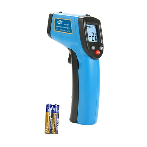 Pirómetro Medición rápida de temperatura Medidor de temperatura láser IR digital Azul