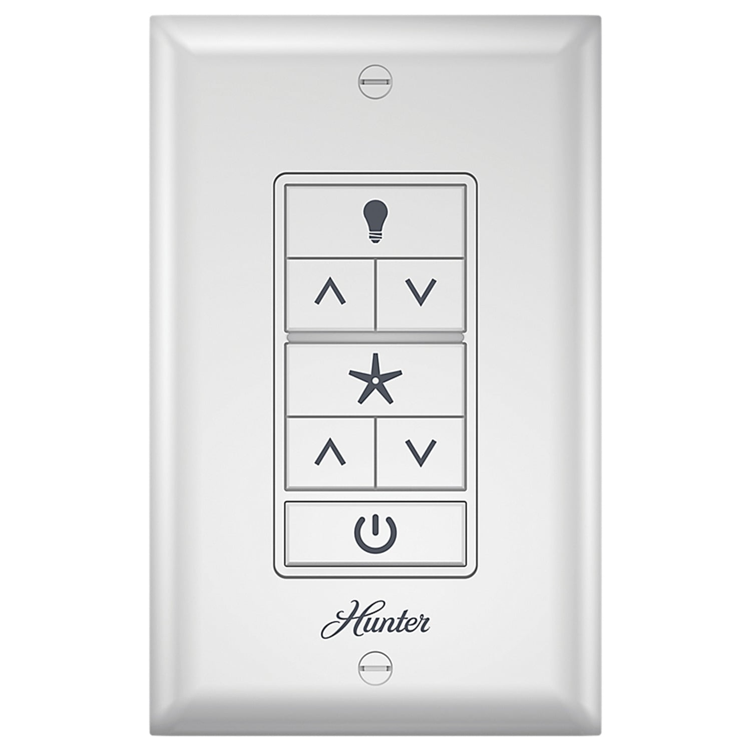 Hunter Ceiling Fan Light Wall Mount Control 27186 Shelly Lighting