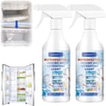 thumbnail image 1 of Fridge Freezer Defrosting Spray, Refrigerator Defrosting Deicer Spray, Freezer Defroster Sprays, De-Icer for Refrigerator Defroster, Efficiently Fast Removes Ice Buildup (2PCS), 1 of 1