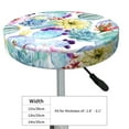 thumbnail image 2 of Goofa Cactus1 Printed Stool Covers Round, Waterproof Round Bar Stool Covers Anti-Slip Round Bar Stool Seat Cover with Elastic Bands Durable -14 inch, 2 of 7
