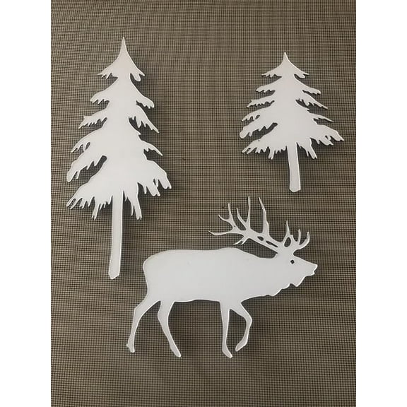 DCentral® ELK Flexible Safety Screen Magnets: Double-Sided. Bright White-Easier to See Day & Night. Decorative. Helps to Stop Walking into Screens, Size W 9" x L 9"