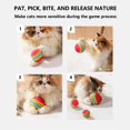 thumbnail image 6 of Interactive Cats Toys,5Pcs Rubber Bouncy Balls,3 Sizes for Cats Dogs Indoor Outdoor Play Interaction Excersise, 6 of 6