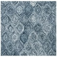 thumbnail image 6 of SAFAVIEH Ikat Kim Geometric Wool Area Rug, Grey, 8' x 10', 6 of 9