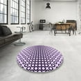 thumbnail image 4 of Ahgly Company Machine Washable Indoor Rectangle Transitional Rebecca Purple Area Rugs, 2' x 3', 4 of 7