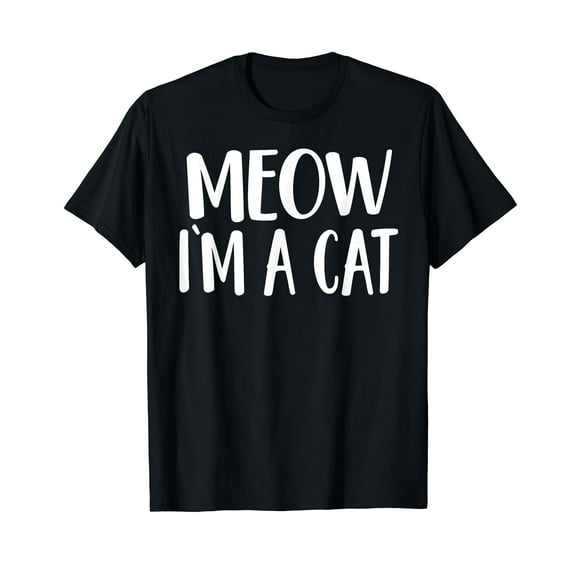 Meow I'm A Cat - Halloween Costume T-Shirt