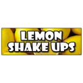 thumbnail image 1 of SignMission Lemon Shake Ups B-72 24 x 72 Po Bannière Signe - Lemon Shake Ups - Glace Froide Rafraîchissante Limonade Glacée, 1 of 1