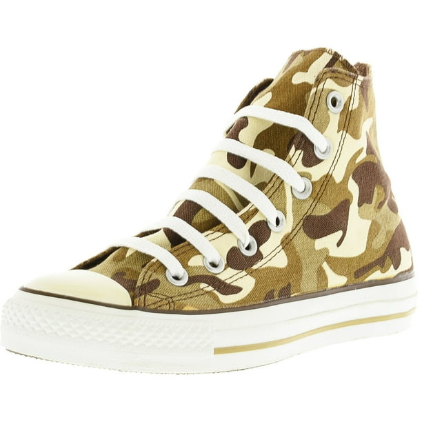 Converse - Converse Chuck Taylor All Star Prt Hi Tan Camo High-Top Canvas Fashion Sneaker - 7M