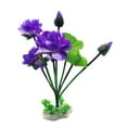 thumbnail image 2 of Mdesiwst Aquarium Artificial Lotus Flowers Fish Tank Water Lily Aquarium Landscape Ornament Fish Tank Decorations Desk Decoration, 2 of 8
