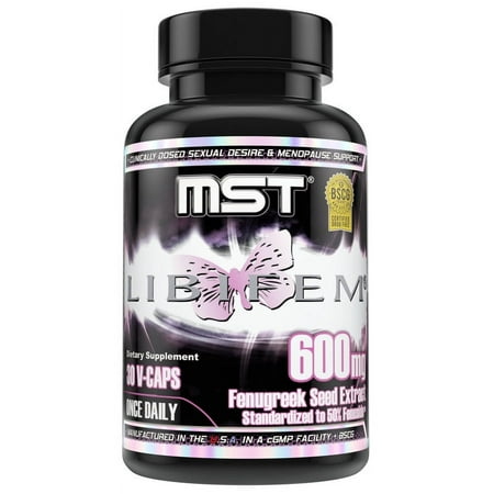 Libifem Supplement | Fenugreek Seed Extract | Standardized to 50% Fenuside | 600mg | 30 Count | Bscg Certified