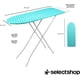 thumbnail image 2 of Burro de Planchar Plegable y Resistente Tabla de Planchar con Soporte para Plancha Colgador 7 Alturas Ajustables Burro de Planchar de 90 x 30 CM (Grecas Azul Claro), 2 of 6