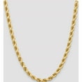 thumbnail image 2 of 14K Yellow Gold 8mm D/C Rope With Fancy Lobster Clasp Chain (24 X 8) Made In Peru 060-24, 2 of 5