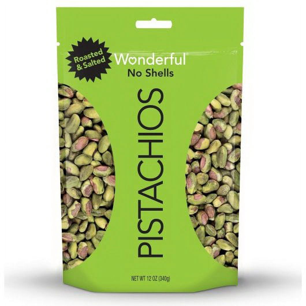 (Price/Case)Wonderful Pistachios Pistachio No Shell Roasted & Salted, 12 Ounces, 12 per case