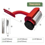 Red Log Peeler - Log Debarking Tool Designed For Husqvarna And STIHL As Chainsaw Debarker Attachmen,Debarker Tool Main For Log Builders, Sawmills,Home Builders(Excluding Machines) LAJIAOZ