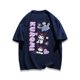 thumbnail image 1 of Sanrio Kuromi-Camiseta de manga corta para niña, camiseta de dibujos animados Kawaii Y2k, holgada, con estampado de Hip-hop, transpirable, Top informal de calle, regalos de verano, 1 of 7
