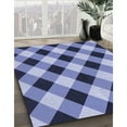 thumbnail image 3 of Ahgly Tapis Rectangulaire Lavable en Machine Intérieur Transitionnel Violet Pervenche Profond, 6 Pieds x 9 Pieds, 3 of 7