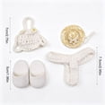 thumbnail image 3 of Knitted Swimsuit Set Slippers Desktop Gooses Clothing Set Mini Knitted Hat Bikini Enhancing The Cute Mood Of Desktop Dressing, 3 of 6