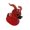 red sata1n du1ck, variant on Seasonal Ducks Figurine for Desk or Car Dashboard, Resin Halloween Devil Ducks Ornament with Red Accent, Single Piece
