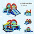 thumbnail image 2 of Gymax Kids Inflatable Bounce House Bouncer Castle w/ Double Slides Without Blower, 2 of 9