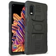 thumbnail image 1 of Case for Galaxy XCover Pro, Nakedcellphone [Black] Rugged Ring Grip Cover with Stand [Built-In Mounting Plate] for Samsung Galaxy XCover Pro Phone (SM-G715), 1 of 9