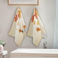 thumbnail image 4 of Hello Autumn Boot Hand Towels 2 PCS, Fall Maple Leaf Kitchen Towel Ultra Soft and Highly Absorbent,Decorative Fingertip Face Towel for Bathroom Hotel, 28.3"x14.4", 4 of 6