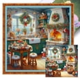 thumbnail image 1 of Hilo Algodón Ecológico Bordado Punto Cruz Navideño Impreso 11CT 50x50cm, 1 of 9