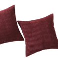thumbnail image 1 of Funda de almohada lumbar, paquete de 2 fundas de cojín rectangulares de pana a rayas decorativas, fundas de almohada oblongas para sofá Ormromra CZJJ-ZC20-23, 1 of 7