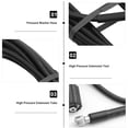 thumbnail image 5 of FELTECHELECTR Commercial Pressure Washer Hose Rubber 1Pack 315in, 5 of 6