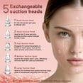 thumbnail image 3 of Lilian&Gema Blackhead Remover Vacuum, Rechargeable Electric Facial Pore Cleaner with 3 Suction Power & 5 Probes, Blackhead Acne Extractor Kit for Men and Women, 3 of 7