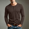 thumbnail image 2 of Men's Long Sleeve Henley Shirts Lightweight 3-Button Fashion Casual T-Shirts Quick Dry Soft Basic Pullover Tops, 2 of 8