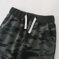 thumbnail image 6 of 6-7T Kids Fall Winter Sweatpants for Boys Fashion Casual Elastic Waist Drawstring Workout Long Pants 5t 6t 7t 8t Little Boys Loose Comfy Active Pants with Pockets,Dark Green, 6 of 8