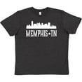 thumbnail image 3 of Inktastic Memphis Tennessee Skyline TN Cities Youth T-Shirt, 3 of 5
