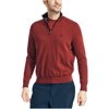 Nautica Mens Navtech Quarter-Zip Sweater X-Large Deep Crimson