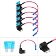thumbnail image 1 of 5Pcs Car Fuse Tap Adapter Blade Fuses Holder for DIY Application - Convenient and Durable, 1 of 7