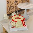 thumbnail image 2 of Cake Toppers EIOAUY 20 piezas lazos de cinta de satén roja, 2 of 4