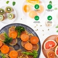 thumbnail image 4 of Máquina deshidratadora de alimentos NutriChef | Carne seca deshidratada Carnes Hongos Frutas y verduras | Ideal para uso doméstico | utiliza circulación de alta temperatura para una deshidratación uni, 4 of 6