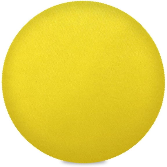 Yellow Solid Color, Elastic Fitted Edged Round Tablecloth Fade resistant Anti-Shrink Table Cloth Washable Table Cover for Indoor or Outdoor and anywhere you wanna use it 48"X 48"