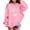 Pink, variant on SGMVNU Hoodies for Girls Loose Sweatshirt Long Sleeve Hood Tops Kids Spring Fall Winter Streetwear, Size 4-5 Years, Pink
