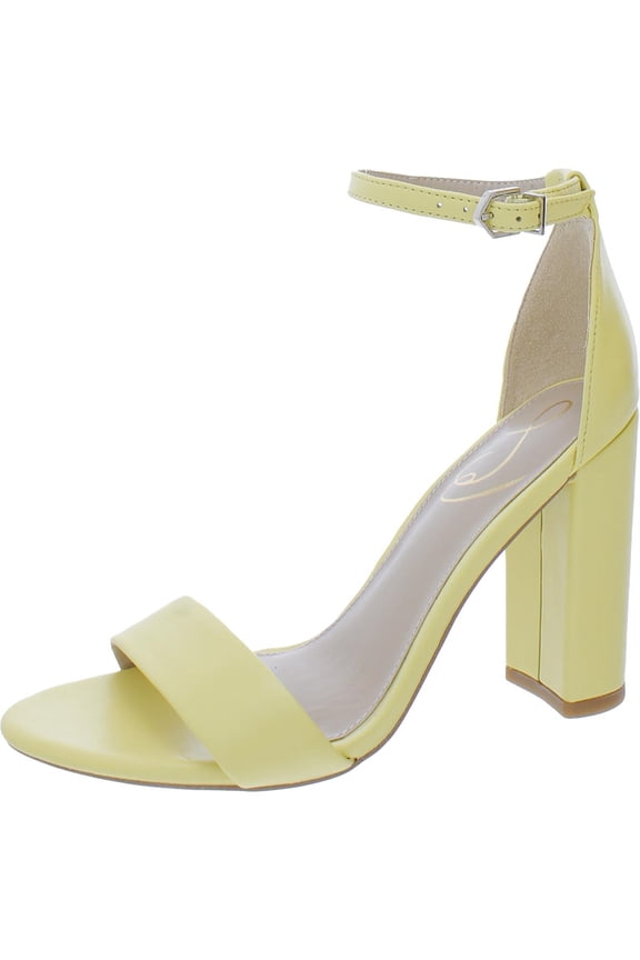 Womens Yaro Suede Block Heel Evening Sandals