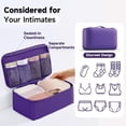 thumbnail image 5 of 9 Set Packing Cubes for Travel, Gifts for Women Mom , TSA Approved Bags for Makeup, , Toiletry, Organizers for Suitcase Carry , Cruise Essentials Airplane Accessories, Purple, 5 of 6